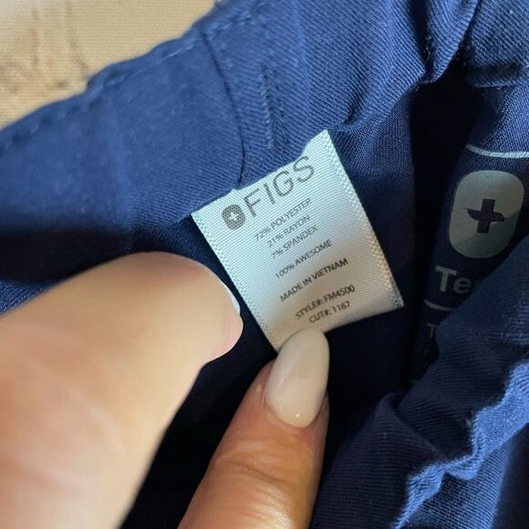 Figs Blue Pisco Basic Scrub Pants XL - Picture 7 of 14